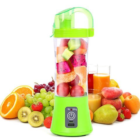 Portable Blender Juicer Cup USB Rechargeable 380ml