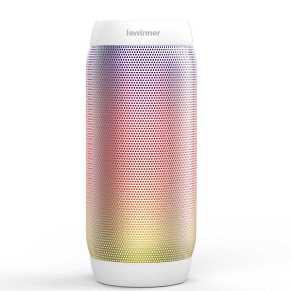 Lewinner Colorful Waterproof LED Portable Bluetooth Speaker BQ-615 Wireless Super Bass Mini Speaker with Flashing Lights FM