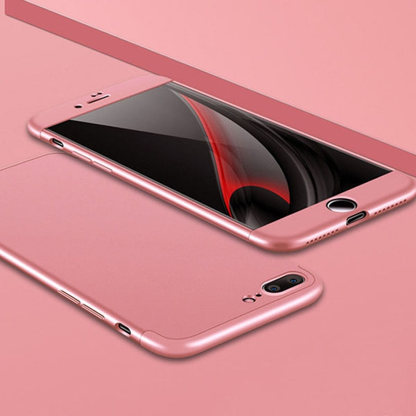 3 in 1 Hybrid 360 Degrees Full Body Phone Cases