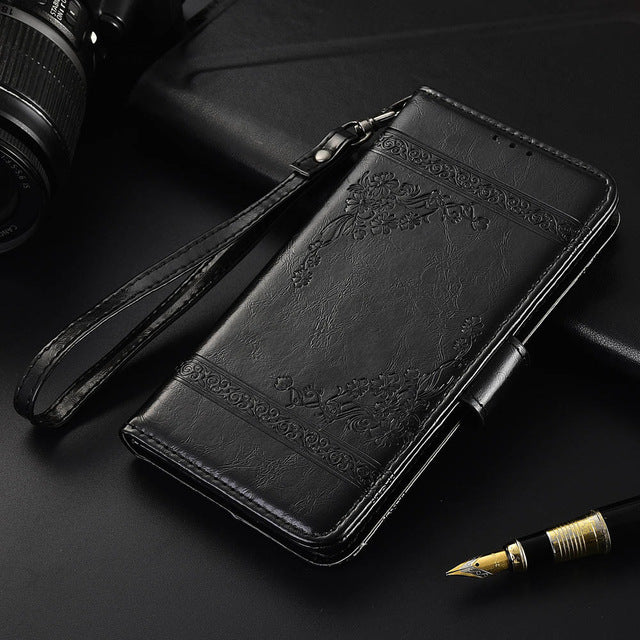 Flip Leather Wallet Case For Xiaomi