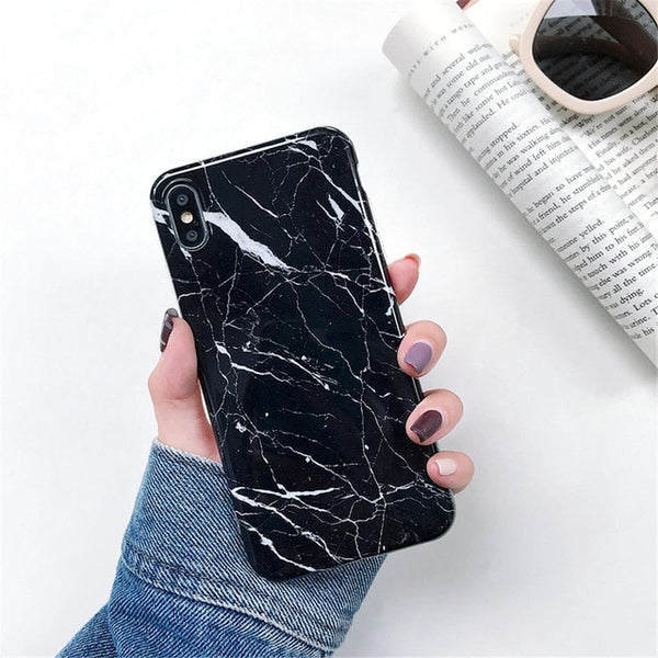 Luxury Marble Silicone Phone Case