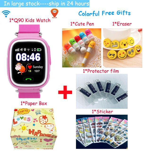 Q90 Kids GPS Watch Smart Baby Watch for Children