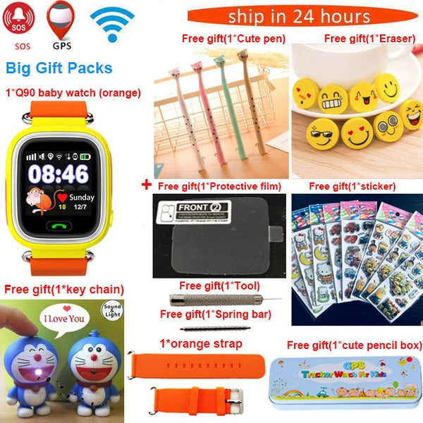 Q90 Kids GPS Watch Smart Baby Watch for Children