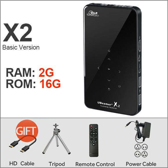 AUN MINI Projector X2, Android 7.1OS